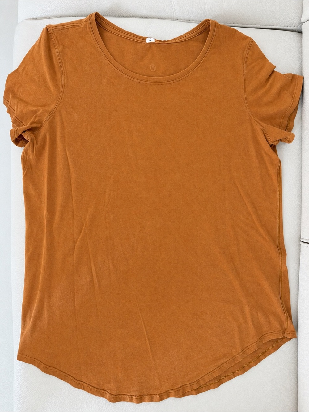 Lululemon Women’s Short Sleeve Tee – Rust/Copper Brown – Relaxed Fit - Picture 2 of 5